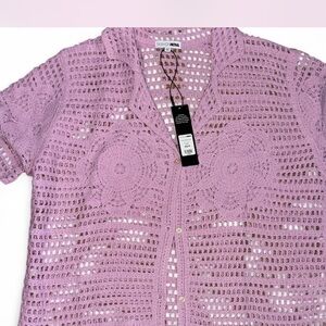 Fashion Nova Lavender Crochet Knit